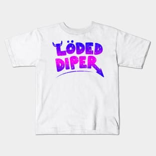 Retro Loded Diaper Kids T-Shirt